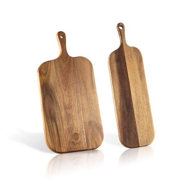 Wood Cutting Board Set with Handle for Kitchen