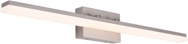 mirrea 36" 36W LED Vanity Light Brushed Nickel Bathroom Fixture – Warm White Modern Mirror Lighting | BNIB