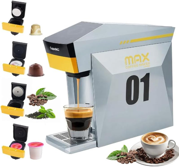 HAILASRE 4 In 1 Single Server Coffee Maker, Mini Coffee Machine