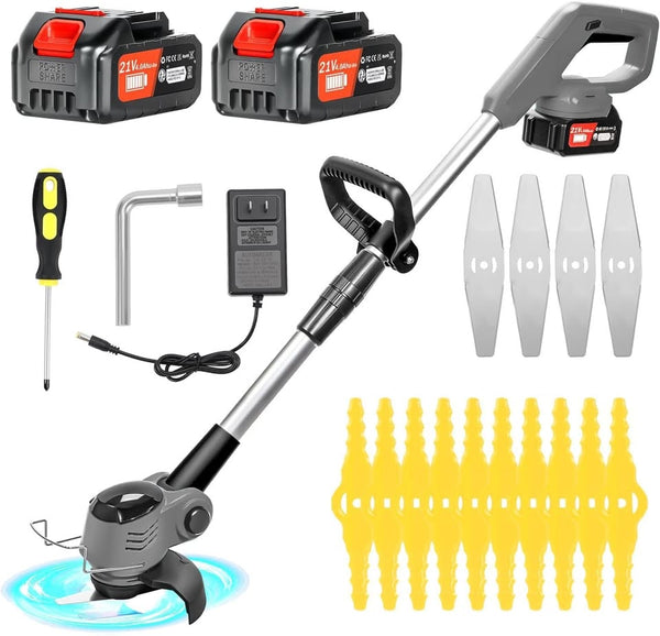 Mystique Maison Cordless Grass Trimmer Weed Trimmer 21V 4.0mAH