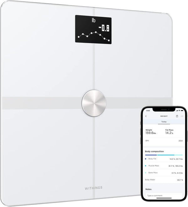 Withings Body+ - Digital Wi-Fi Smart Scale with App Sync