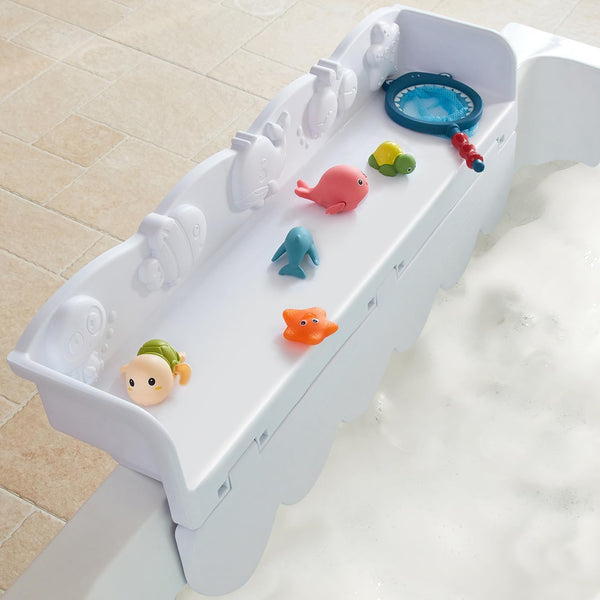 Acext Ocean Animals Big Size Bathtub Splash Guard for Kids