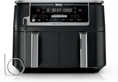 Ninja Foodi DZ550 10QT DualZone Smart XL Air Fryer – 6-in-1 Air Fryer with 2 Baskets | Used