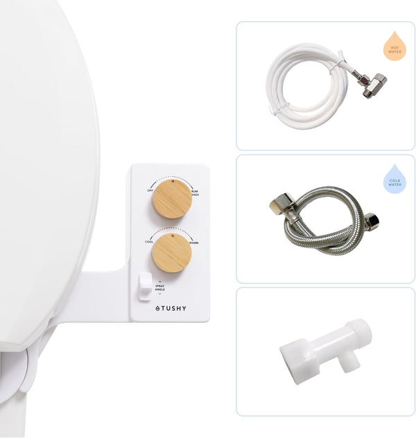TUSHY 3.0 Spa Bidet Attachment. Cool to Warm Water Control
