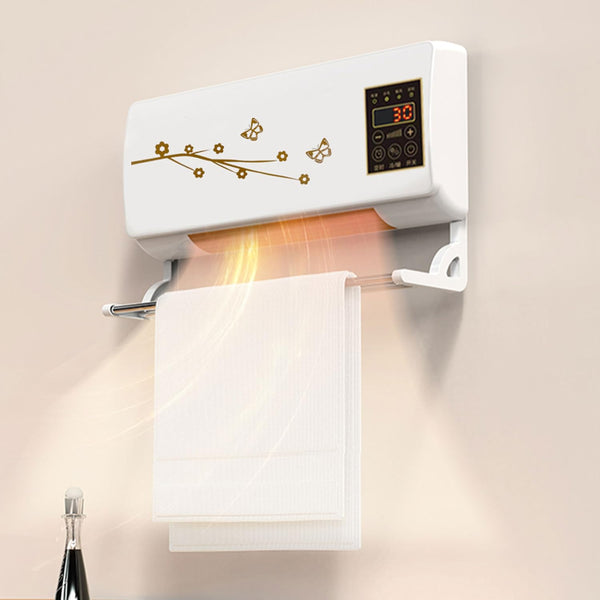 Portable Wall-Mounted Space Heater – Digital Display, Low Noise | BNIB