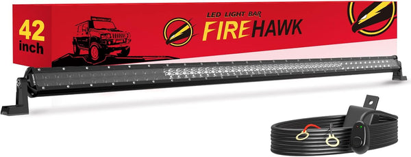 Firehawk 42-Inch 90,000LM LED Light Bar – Spot & Flood Combo Beam | BNIB