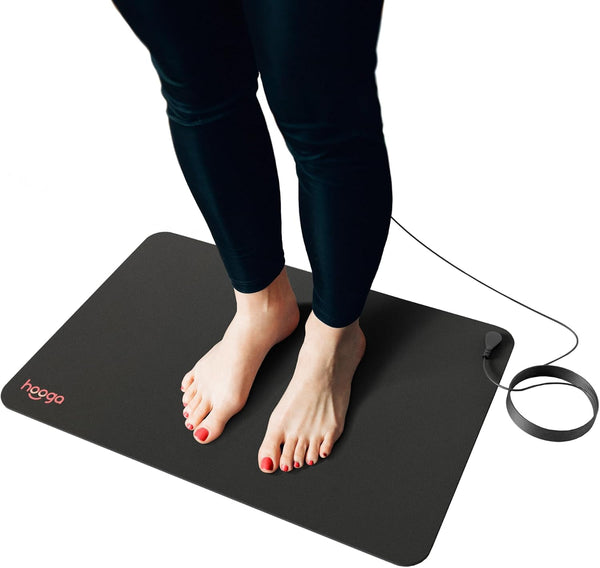 Hooga 24" x 16" Grounding Mat – Conductive Carbon Sleep & Recovery Mat | BNIB