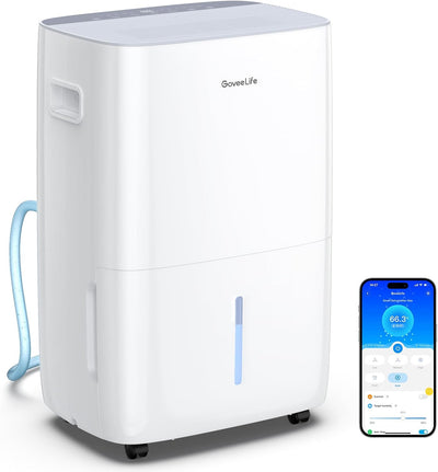 GoveeLife Dehumidifier for Basements 4,500 Sq.Ft, 50 to 137 Pint