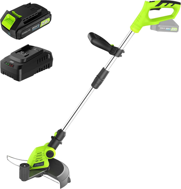STEELITE 21V Cordless String Trimmer, Battery Powered