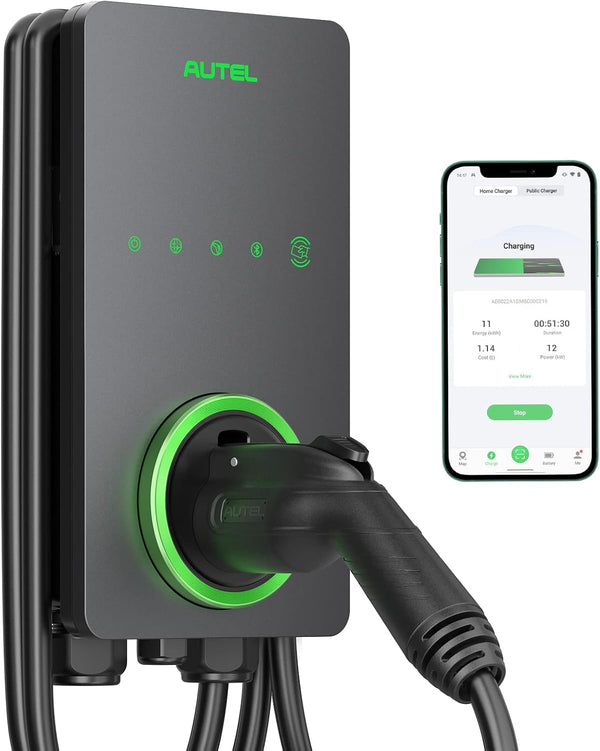 Autel Level 2 50A Smart EV Charger – Wi-Fi & Bluetooth, 25 ft Cable | BNIB