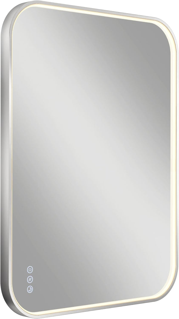 Artika Royce 61×81 cm LED Wall‑Mount Mirror – Dimmable Light & Defogger | BNIB