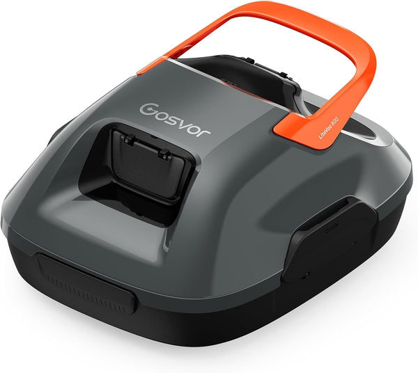 Gosvor Cordless 860 Sq. Ft. Robotic Pool Cleaner – Lightweight Self-Parking Pool Vacuum | Used Like New