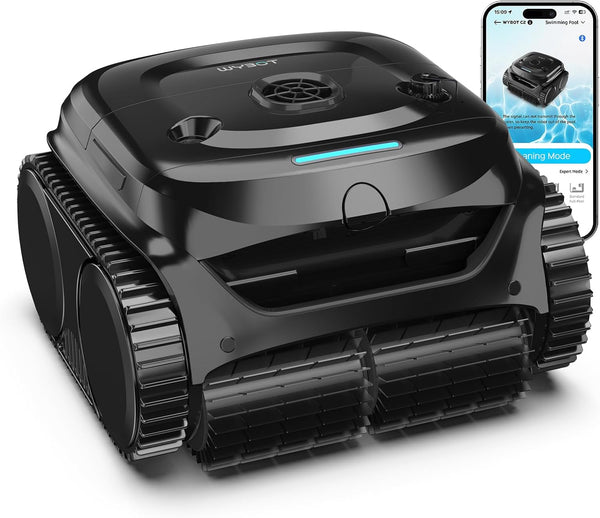 WYBOT C2 Cordless Pool Vacuum Robot 2152 sq.ft Pool Cleaner – Smart Wall & Waterline Cleaning | Used Like New