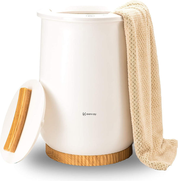 Keenray Bucket Style Towel Warmer – Large Capacity Spa Warmer | Open Box (Appears New)
