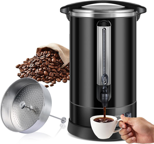 WerkWeit Coffee Urn 80Cups Large Coffee Dispenser 12L