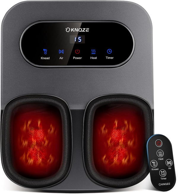 KNQZE Foot Massager Machine with Heat, Shiatsu