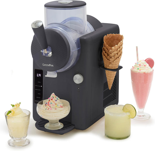 GreenPan Frost Ice Cream Machine & Frozen Drink Maker – 15-in-1 Frozen Treat Maker | Used (Missing Parts)