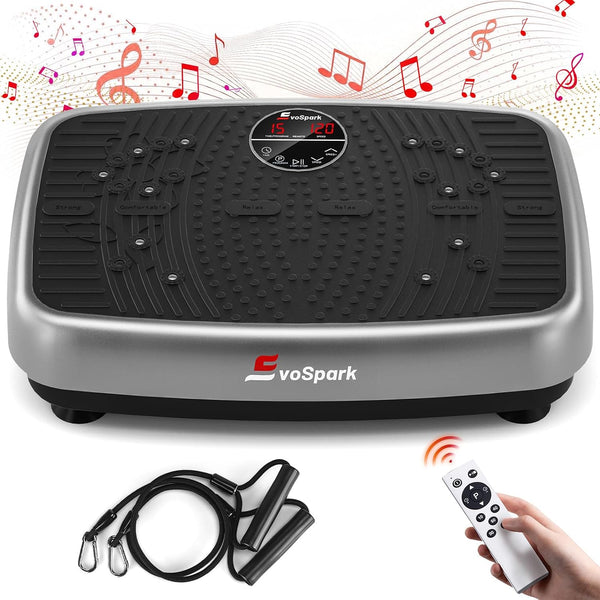 EvoSpark Vibration Plate Exercise Machine – 450 lb Whole Body Fitness Platform | BNIB