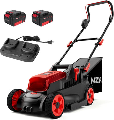 MZK 40V Cordless 13-Inch Lawn Mower – 2×4.0Ah Batteries Included | BNIB