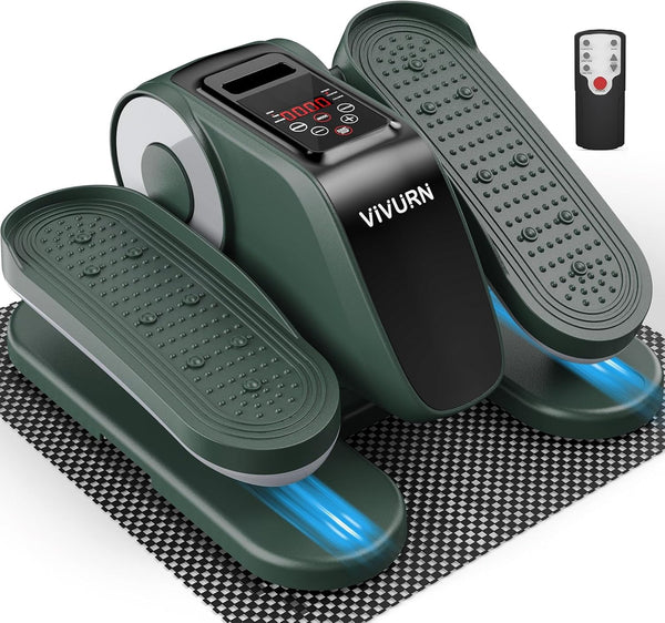 VIVURN® 019 Under Desk Elliptical – 5 Modes & 12 Speeds Low-Impact Leg Exerciser | BNIB
