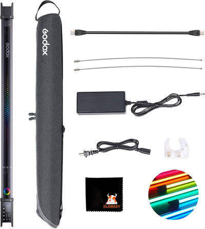 Godox TL60 RGB LED Tube Light 2700–6500K Photography Light – Full-Color Cinematic Lighting Control | BNIB