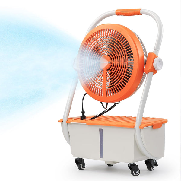 TURBRO AirSupply Misting Fan – Portable Outdoor Cooling Fan | BNIB