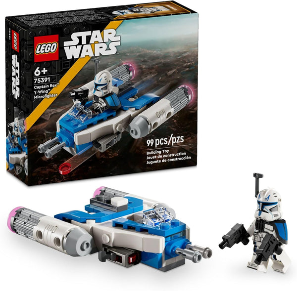LEGO Star Wars Captain Rex Y-Wing Microfighter 75391 Building Set – Compact Starfighter Action | BNIB