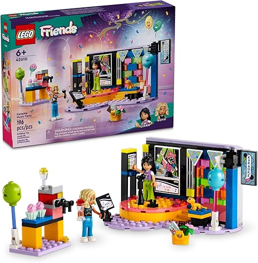LEGO Friends Karaoke Music Party 42610 Building Set – Fun Singing & Party Playset | BNIB
