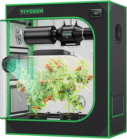 VIVOSUN 30"x18"x36" Grow Tent, High Reflective Mylar