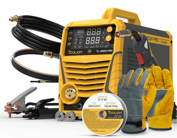TOOLIOM TL-200M-PRO 3-in-1 MIG/Stick/TIG Welder – Multi-Process Welding Machine | Used – Missing parts